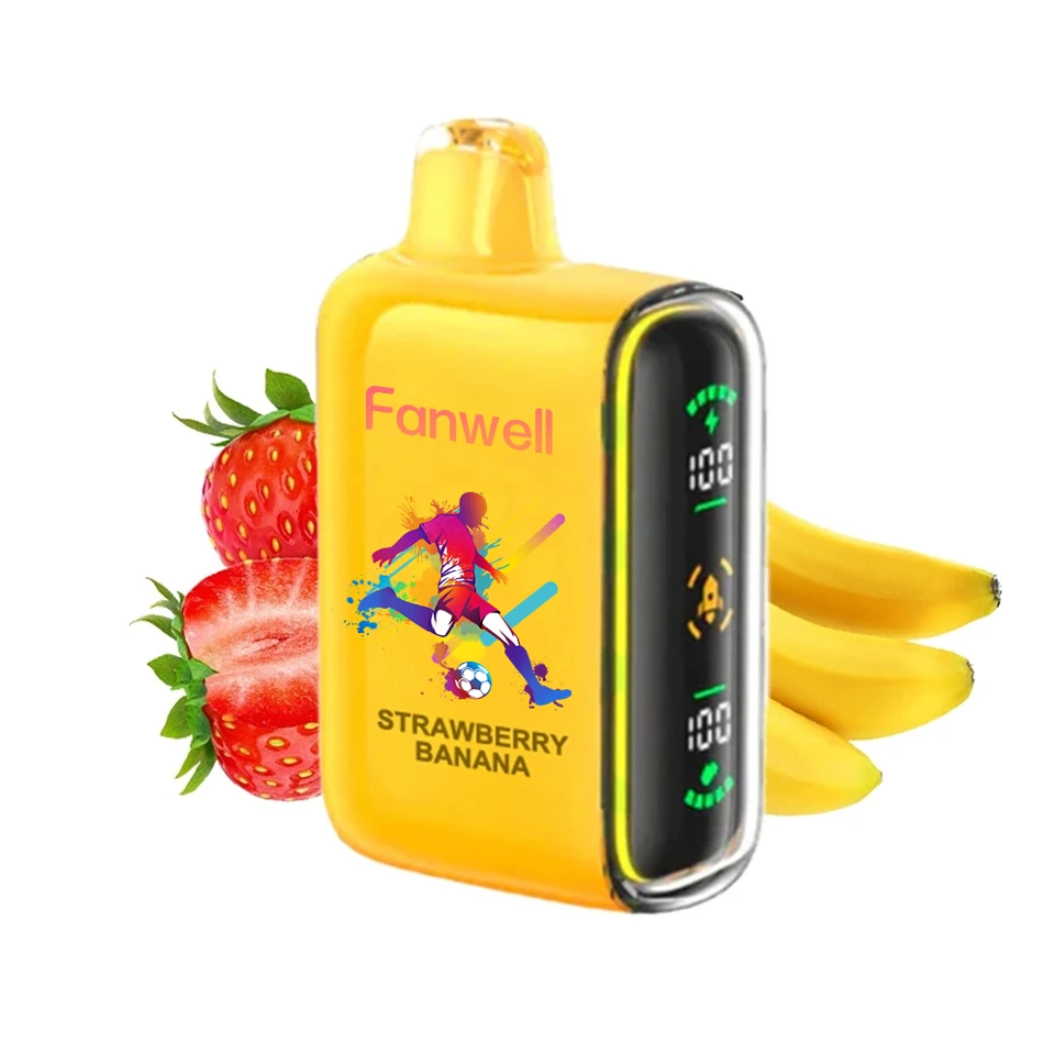 Fanwell 15000 Puffs Disponibel Vape LED Indikator Dual Mesh Coil Vape